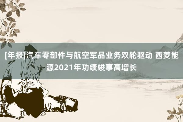 [年报]汽车零部件与航空军品业务双轮驱动 西菱能源2021年功绩竣事高增长