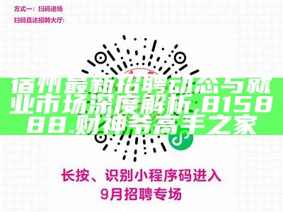 宿州最新招聘动态与就业市场深度解析,815888.财神爷高手之家